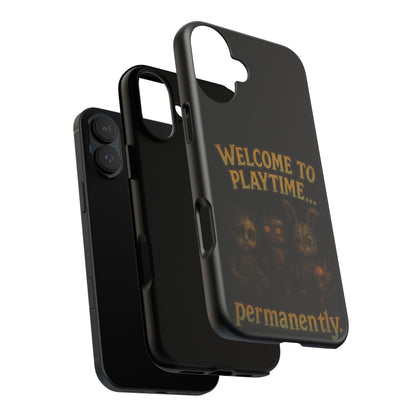 Phone Case — "Welcome to Playtime... Permanently." Horror Game Character Protective Case