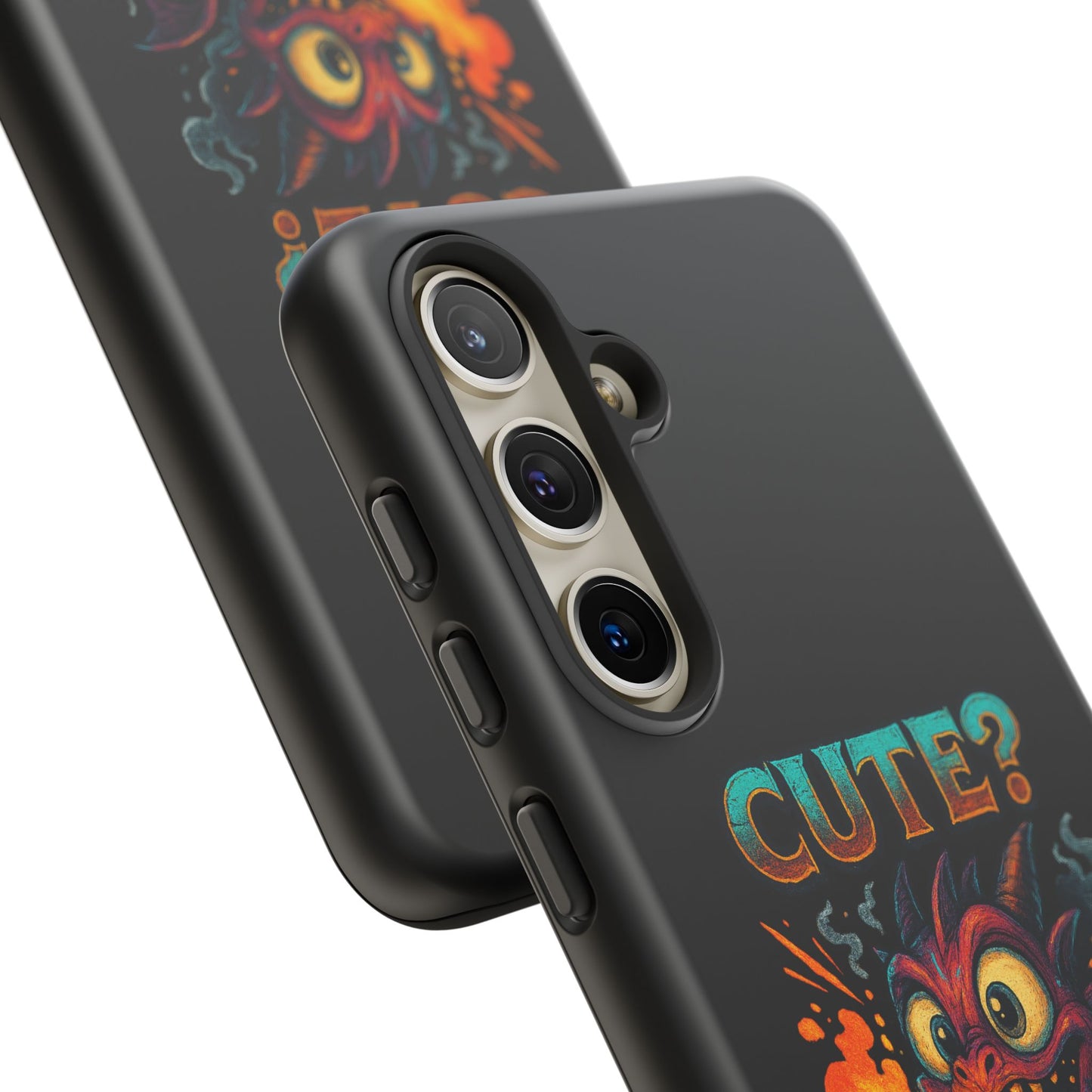 Phone Case — "Cute? I Prefer Dangerously Charming" Dragon Monster Protective Cover