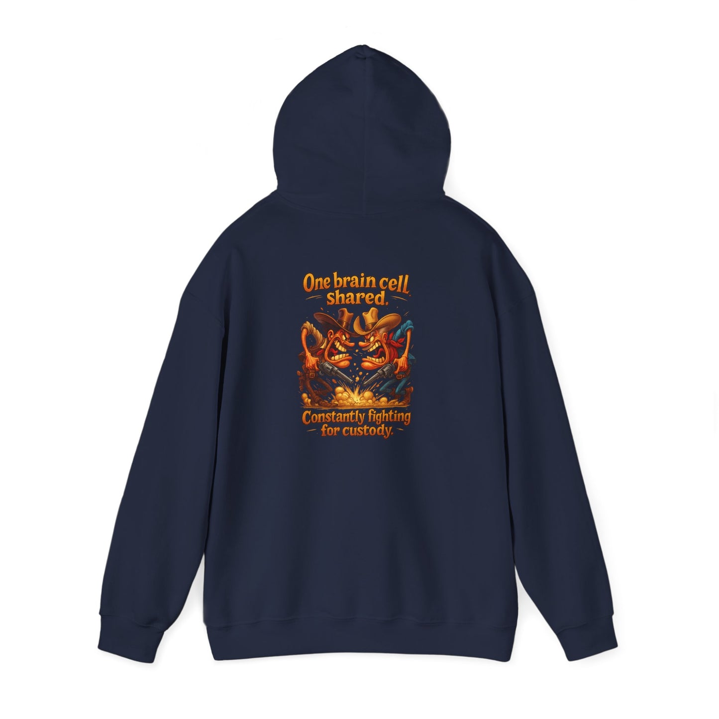 Vintage Crest Hoodie — Community Vibes Graphic Hooded Sweatshirt