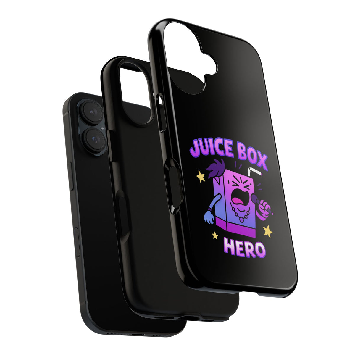 Phone Case — 'Juice Box Hero' Cute Cartoon Protective Cover