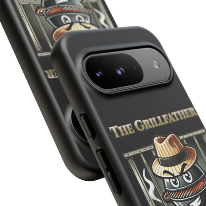 Grillfather Personalized Phone Case — Funny BBQ Smoker Design