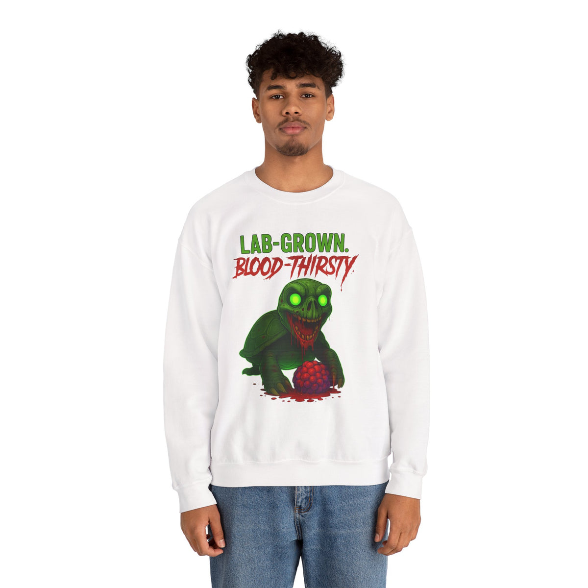 Lab-Grown. Blood-Thirsty. – Mutant Turtle Sweatshirt
