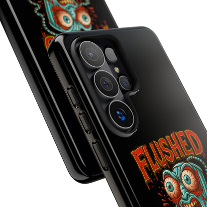 Phone Case — "Flushed But Not Forgotten" Horror Graphic iPhone Cover