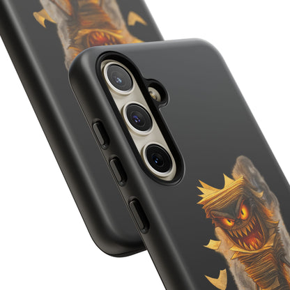 Phone Case — Halloween Mummy Creature “Stapled Your Soul to Page 666” Horror Design