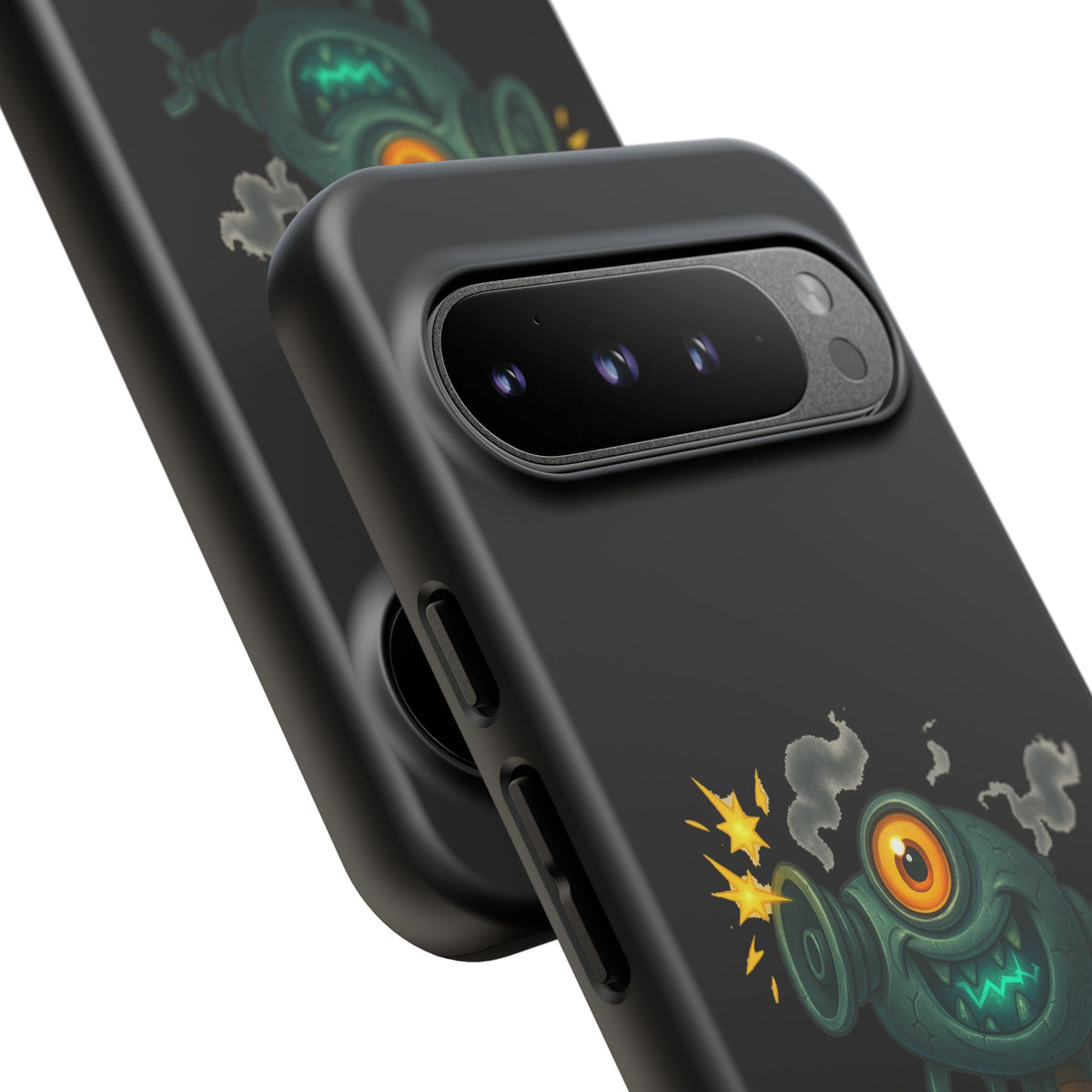 Phone Case — Cute Zombie Blaster Design with "I See You... And Now You're Toast"