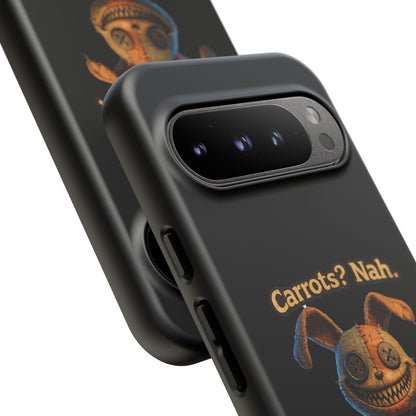 Phone Case — Creepy Bunny "Carrots? Nah. I crave screams." Horror iPhone Case