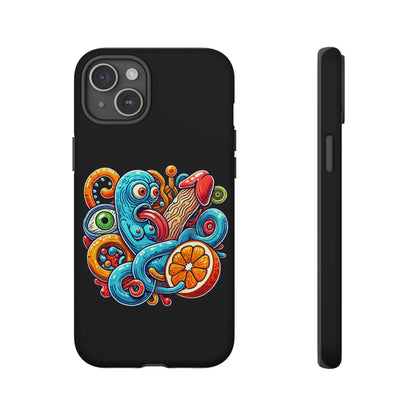 Octopus Surf Phone Case — Colorful Nautical Art Protective Phone Cover
