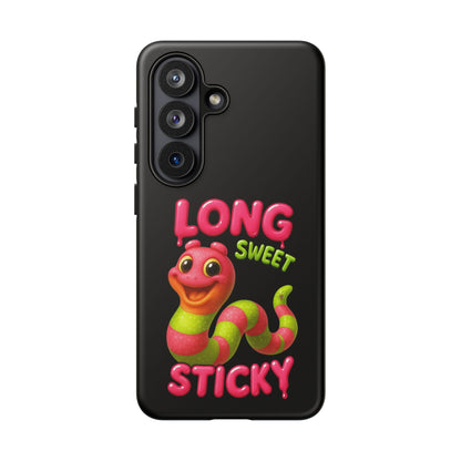 Phone Case — "Long Sweet Sticky" Cute Candy Snake Protective Case