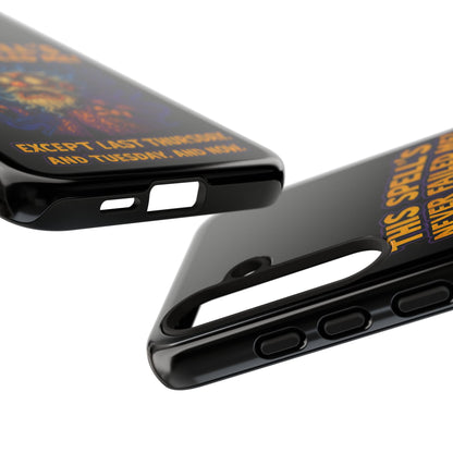 Wizard Phone Case — "This Spell's Never Failed Me!" Funny Magic Protective iPhone Cover