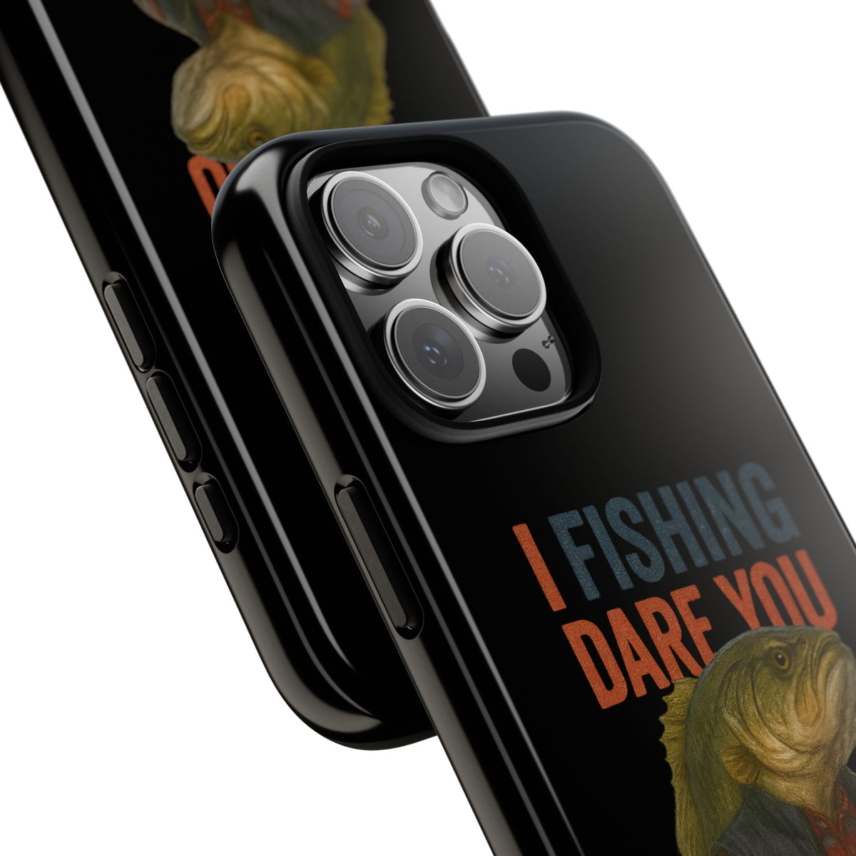 Fishing Dare You Phone Case — Funny Bass Angler Protective Cover