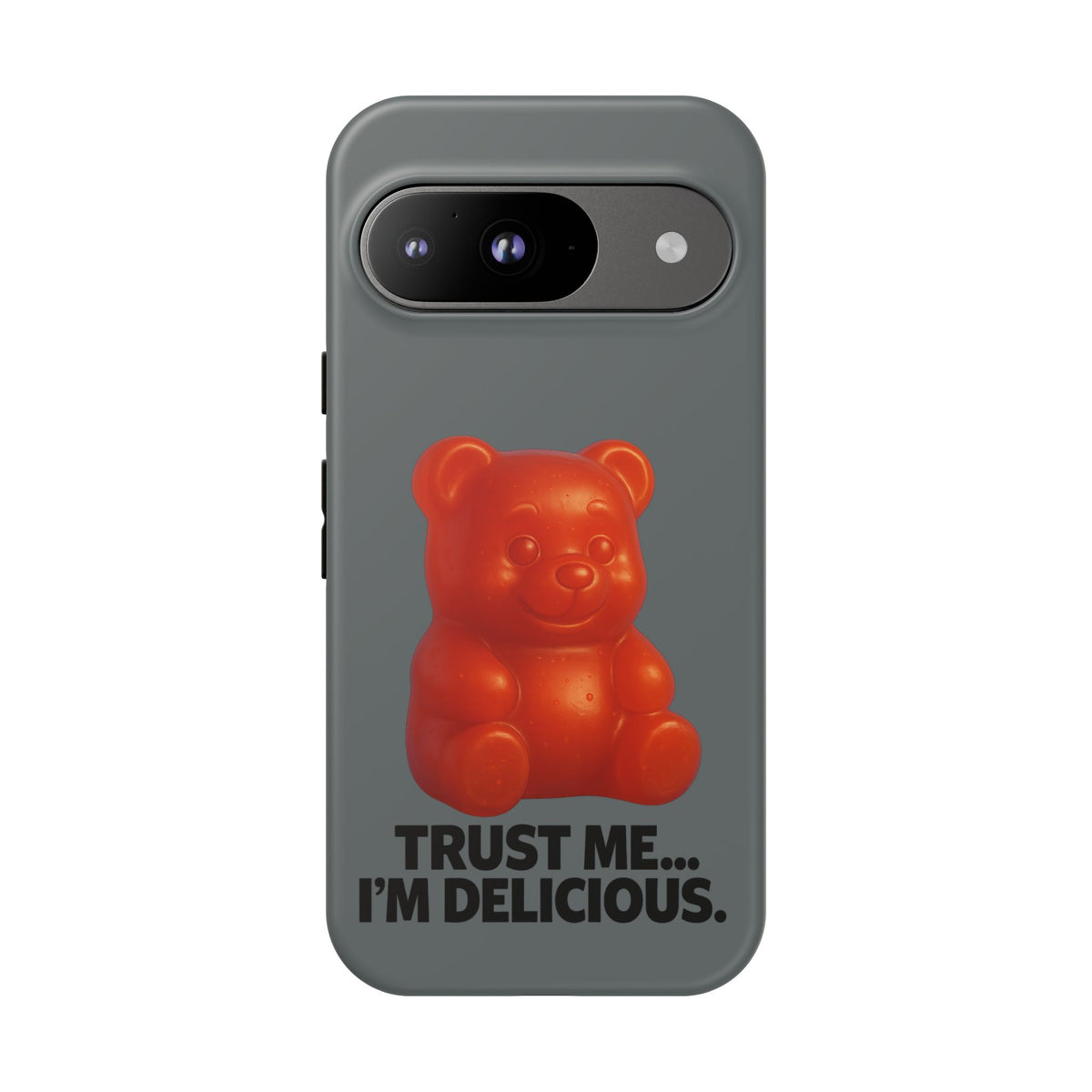 Phone Case — Red Gummy Bear 'Trust Me... I'm Delicious' Protective Case