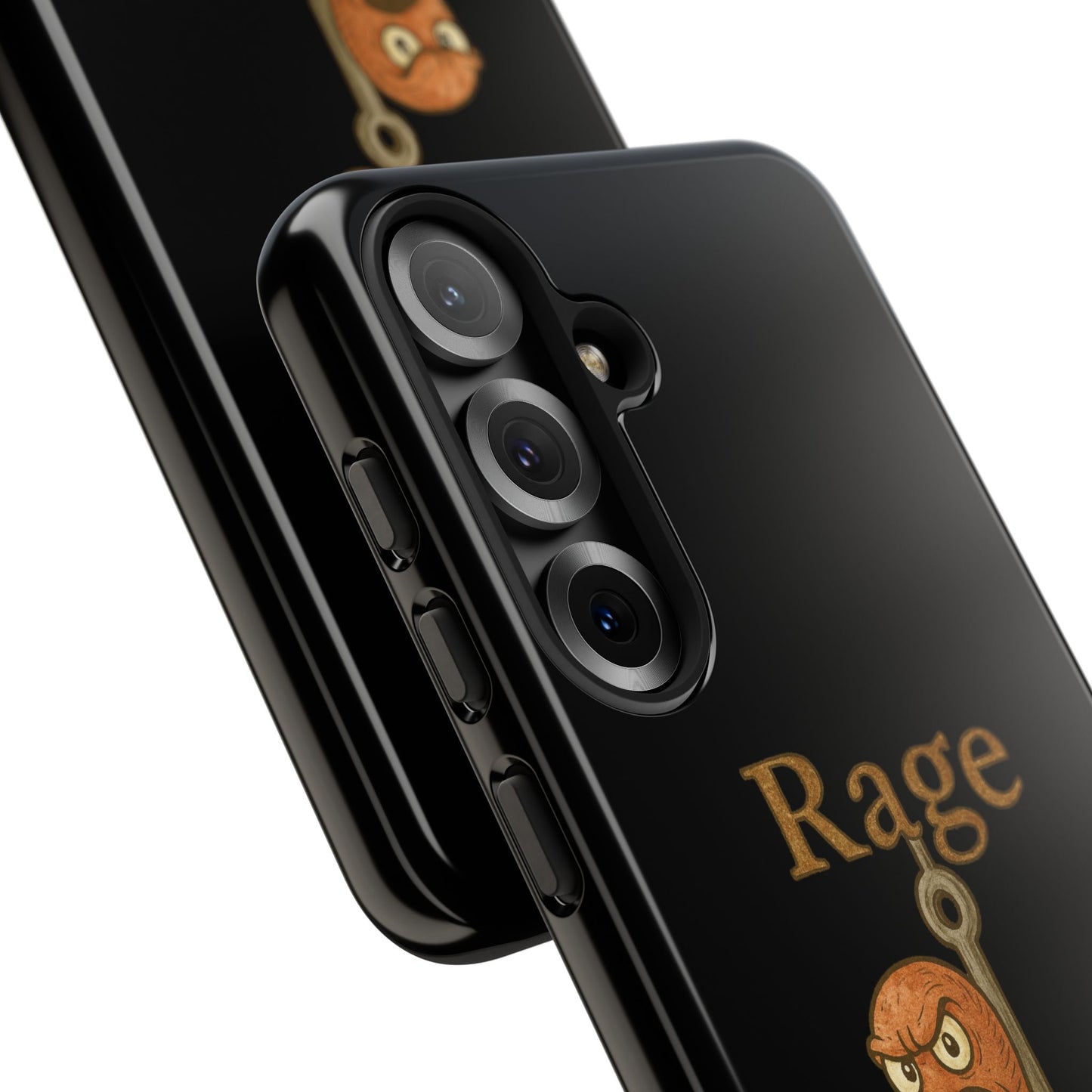 Phone Case — "Rage Bait" Angry Worm Fishing Design