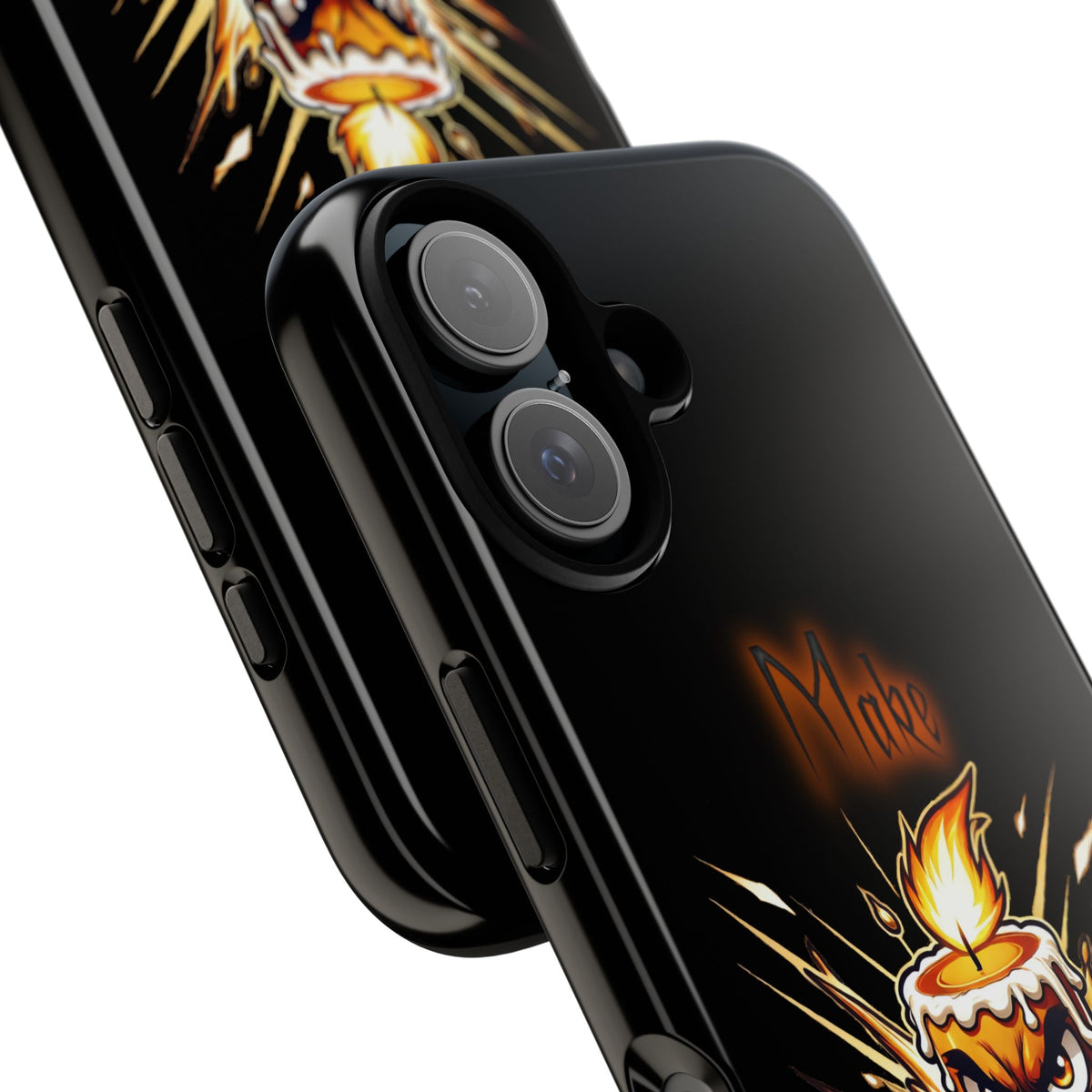 Tough Phone Case — "Make My Fire" Angry Candle Protective Cover