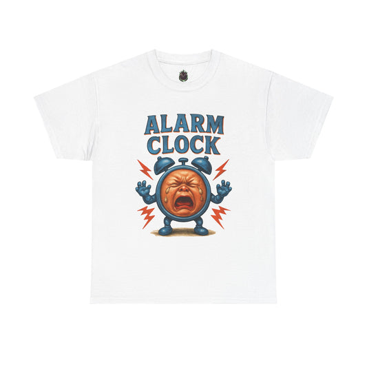 Alarm Clock crying face Tee | Funny Retro Alarm Clock design
