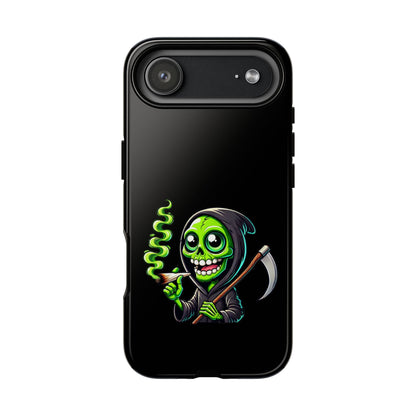 Grinning Green Reaper Phone Case