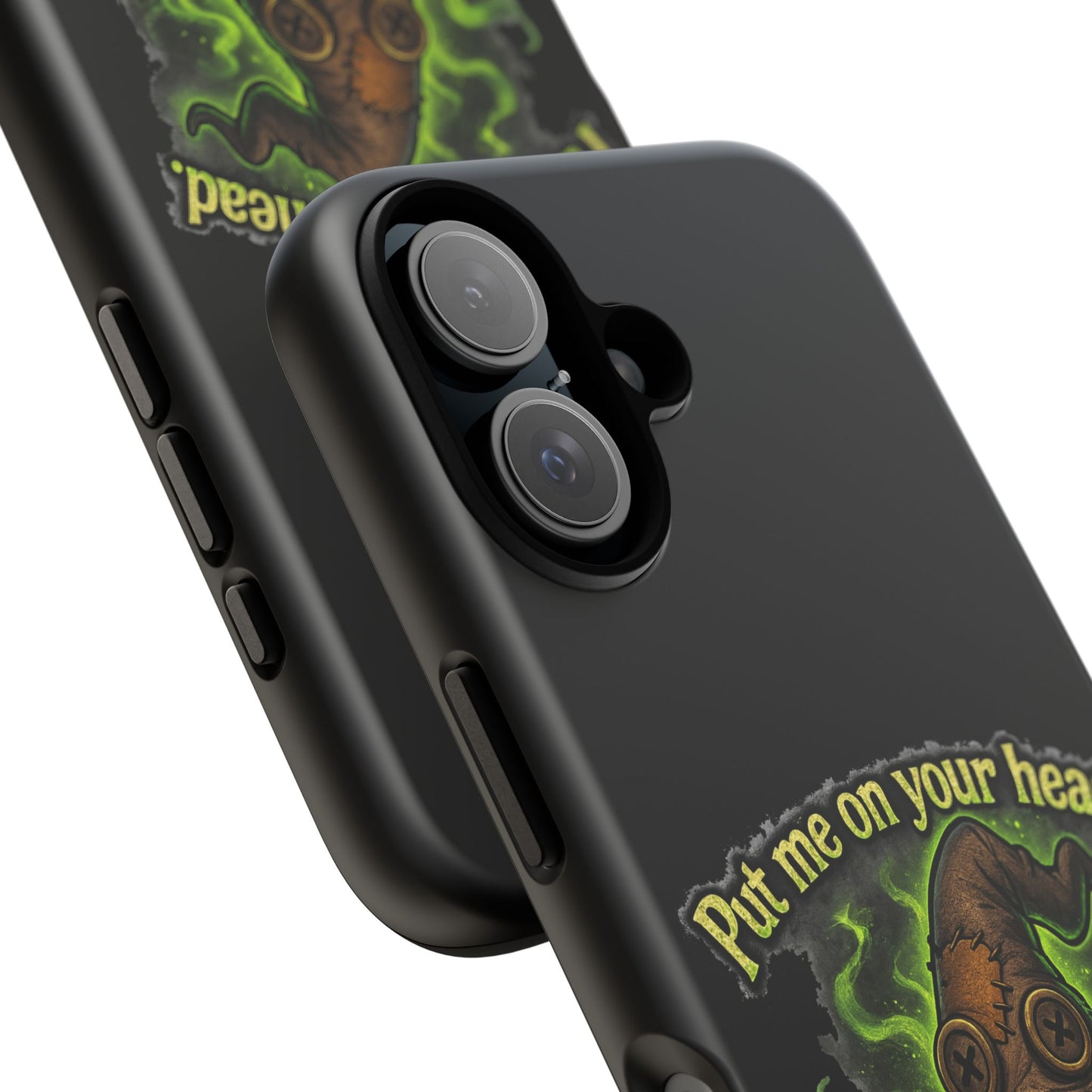Phone Case — 'Put Me On Your Head, I Double Dare You' Witch Hat Horror Design