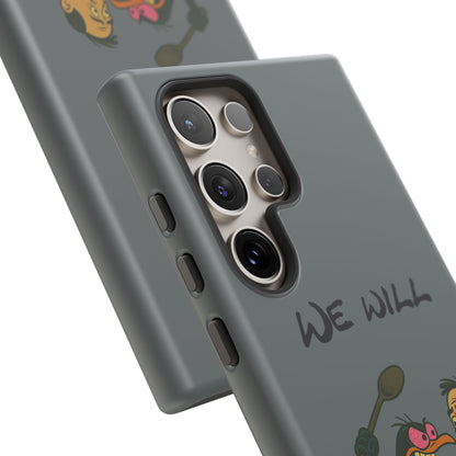 Phone Case - "We Will Resist" Cartoon Protest Design