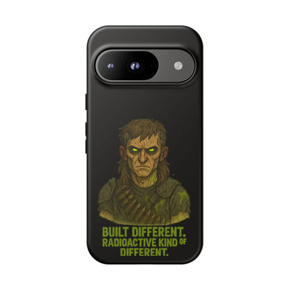 Phone Case — "Built Different, Radioactive Kind of Different" Mutant Design