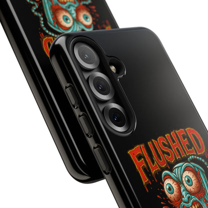 Phone Case — "Flushed But Not Forgotten" Horror Graphic iPhone Cover
