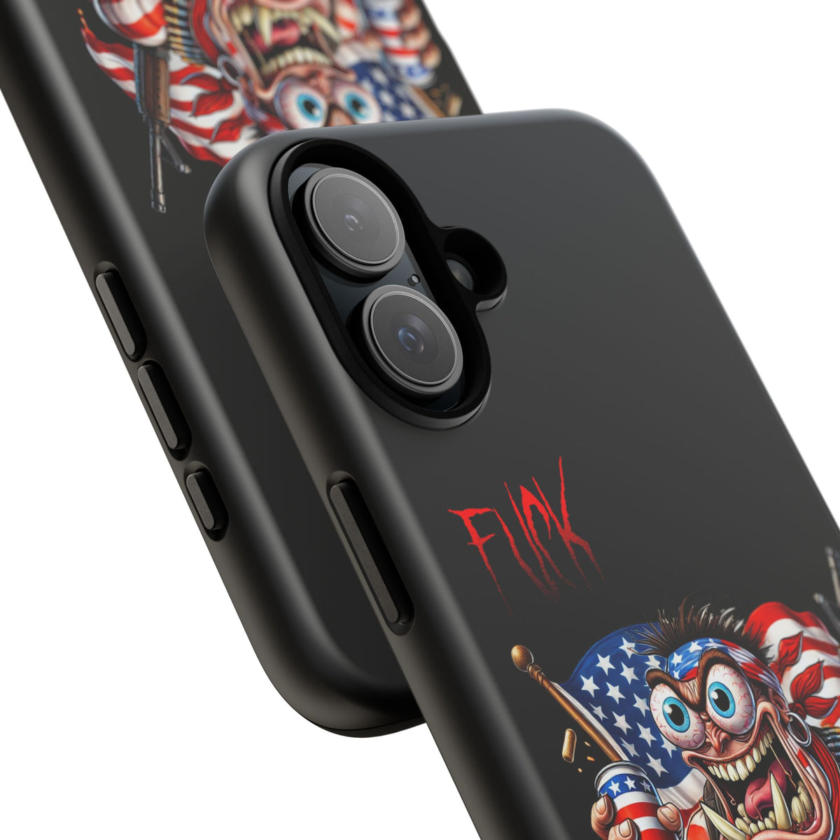 Patriotic Madman Phone Case — 'Funk Yea' USA Flag Tough Case