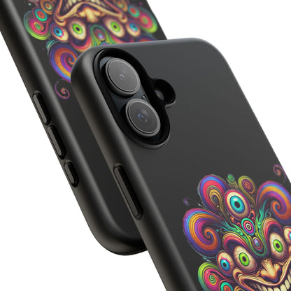 Psychedelic Jester Phone Case — Colorful Creepy Clown Tough Case