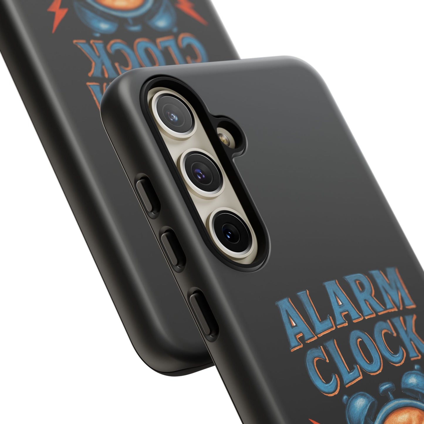 Phone Case — "Alarm Clock" Retro Screaming Clock Protective Cover