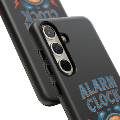Phone Case — "Alarm Clock" Retro Screaming Clock Protective Cover