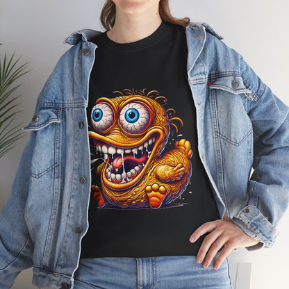 "Psycho Duck" Crazy Cartoon T-Shirt