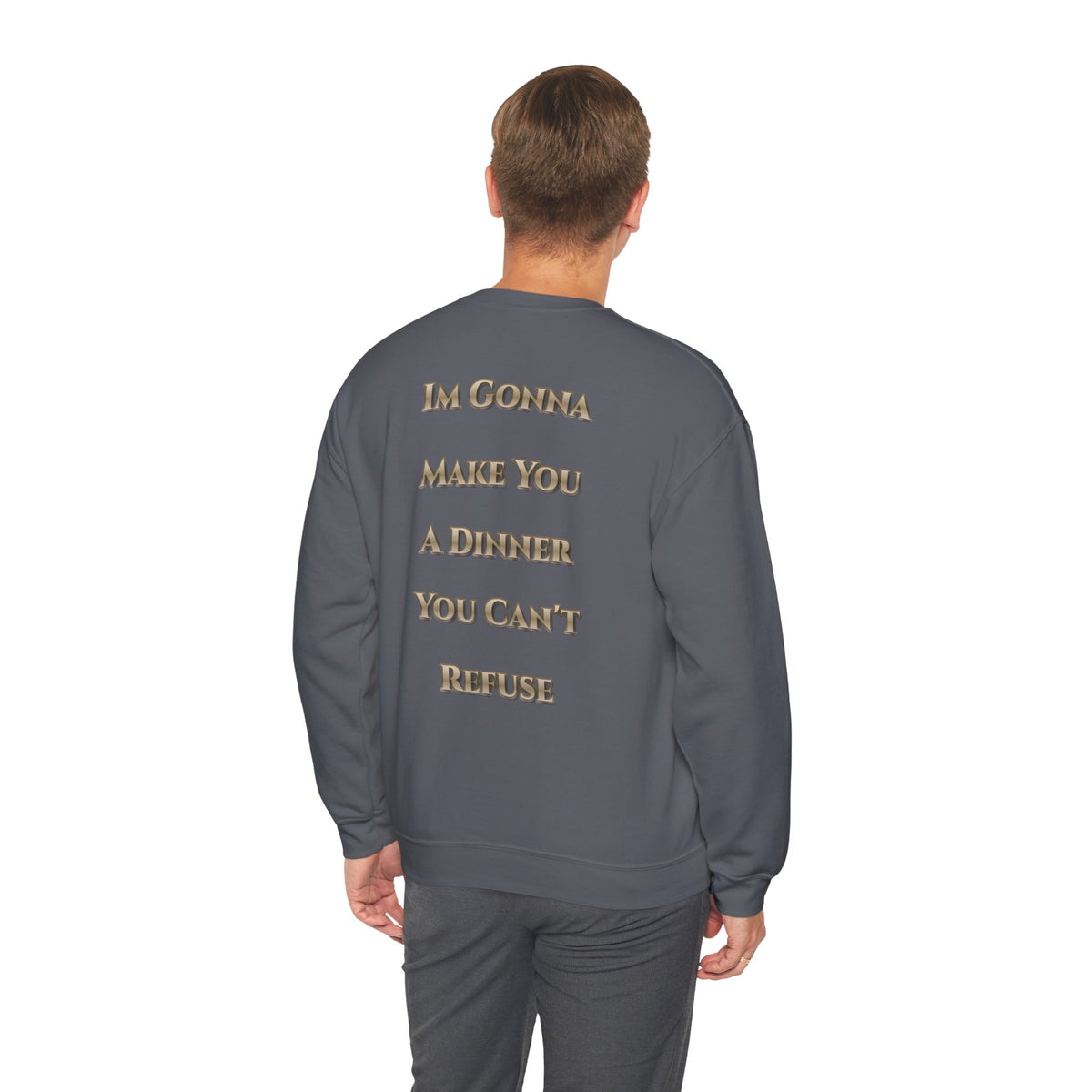 The Grillfather – Charcoal Crewneck Sweatshirt