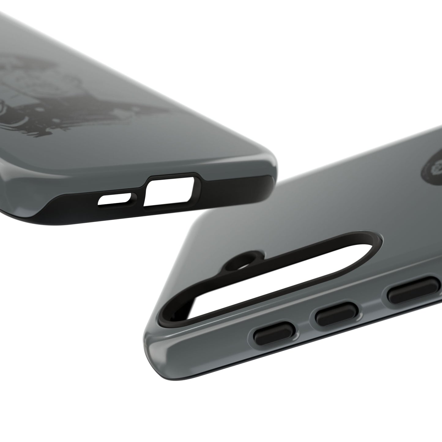 Vintage Cop Middle Finger Phone Case — Edgy Retro iPhone Protective Cover