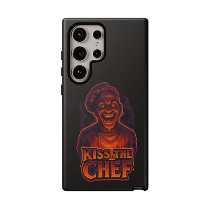 Phone Case — "Kiss the Chef" Neon Horror Chef Design
