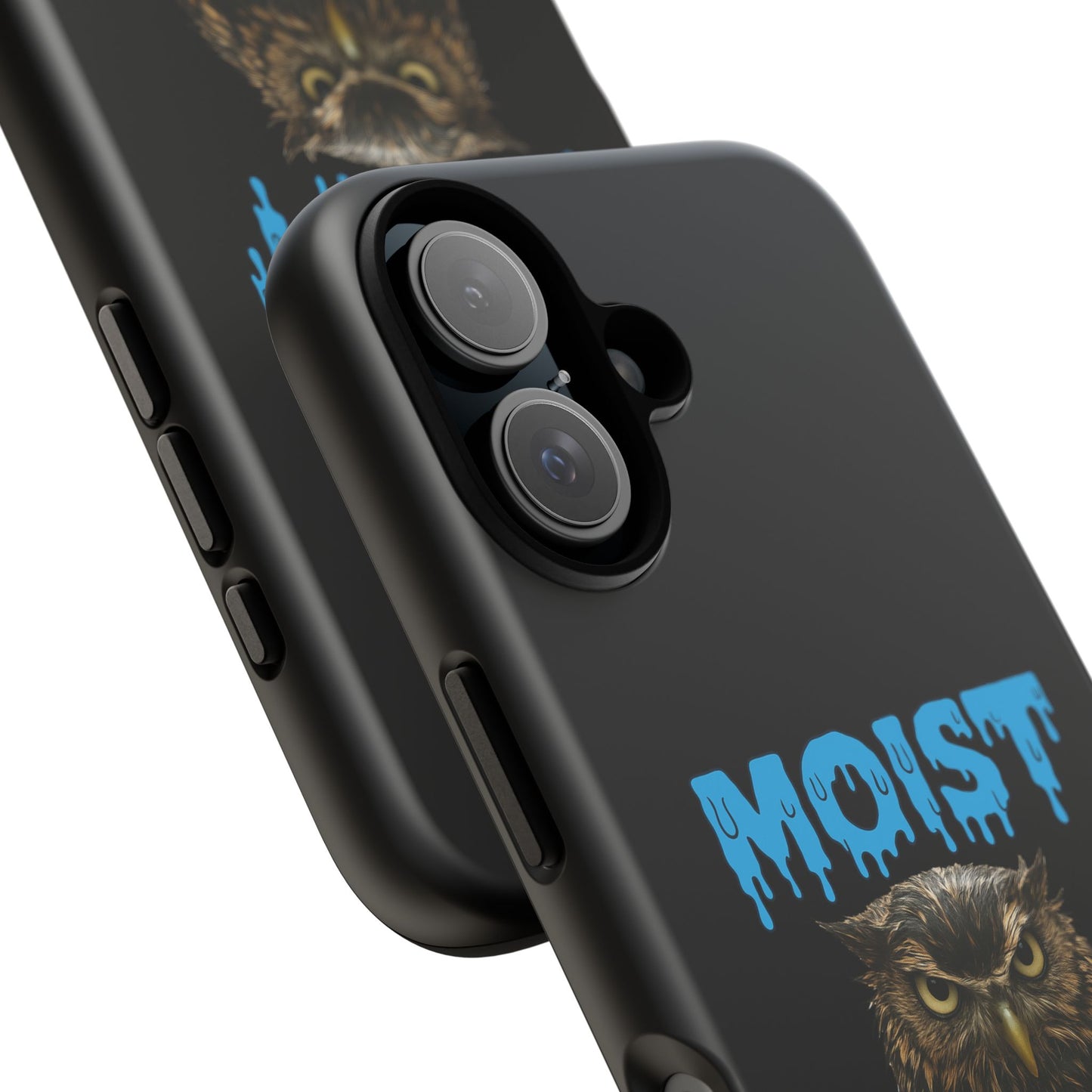 Moist Owlette Phone Case — Funny Owl Graphic Protective Case
