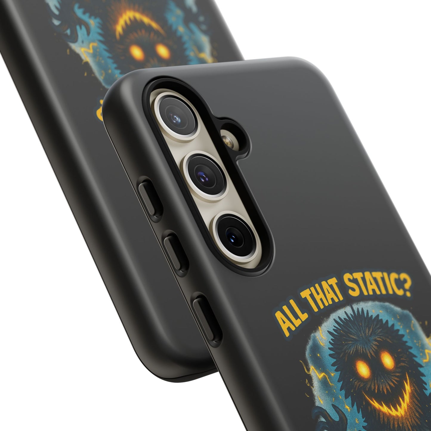 Phone Case — 'All That Static? That's Me Charging Up' Cute Monster Protective Case