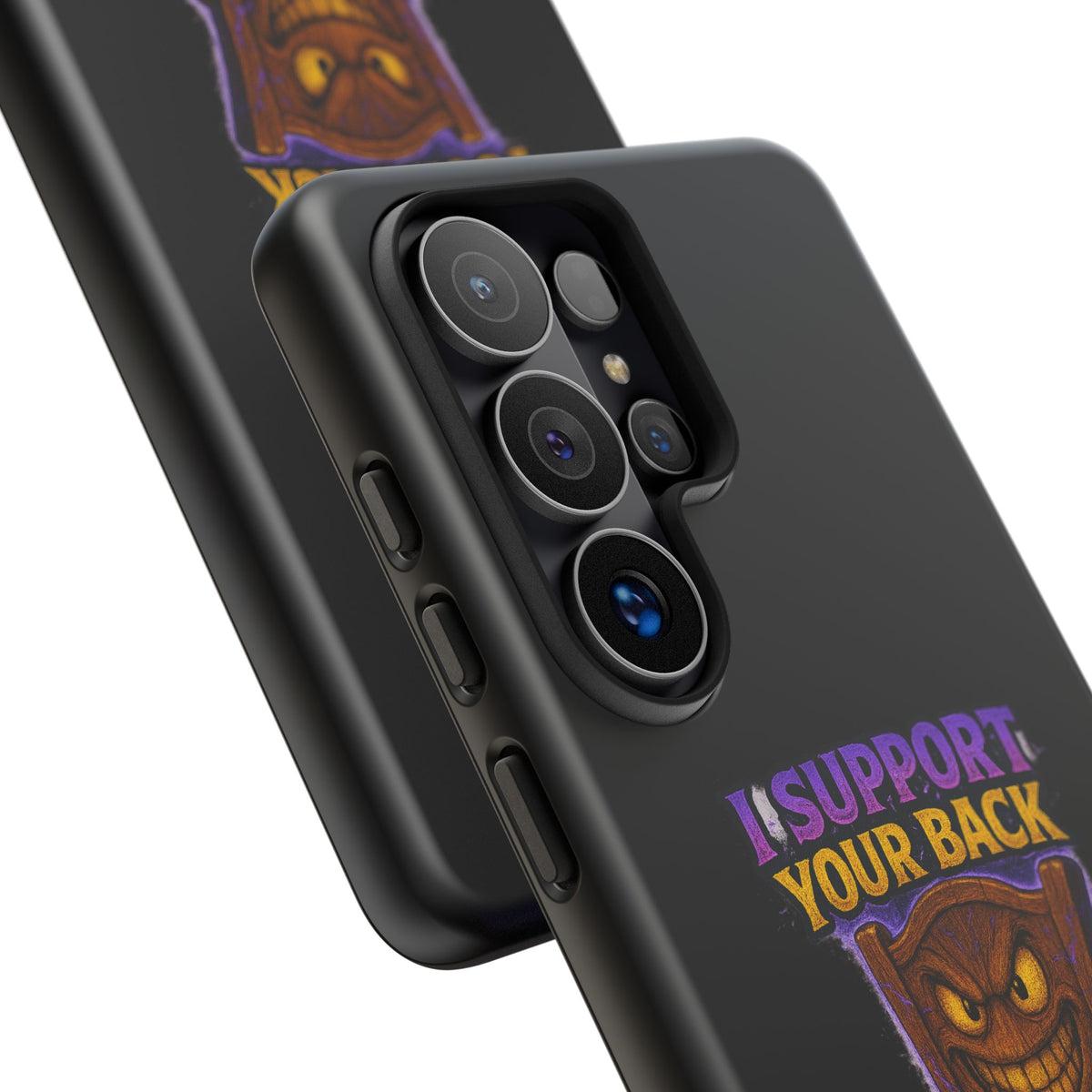 Phone Case — "I Support Your Back and Break Your Will" Funny Creepy Chair Design