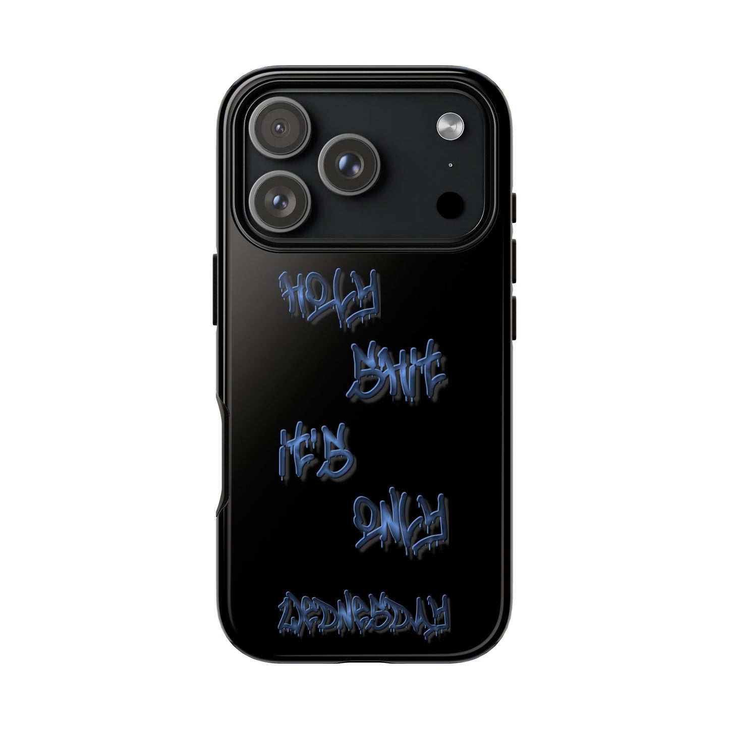 Phone Case — Blue Neon Graffiti "Tough Cases" Protective Cover