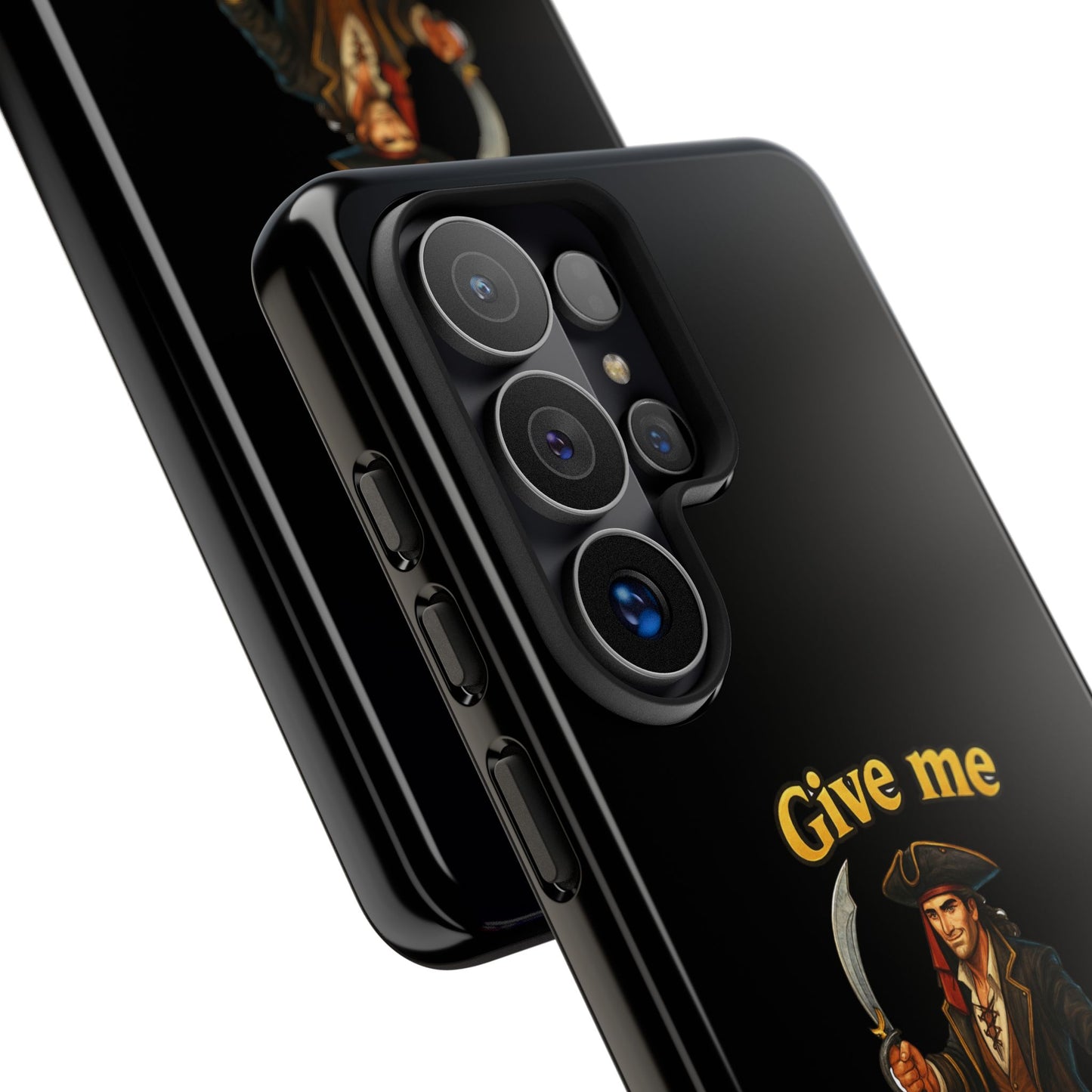 Phone Case — 'Give Me Booty' Pirate Graphic Protective Case