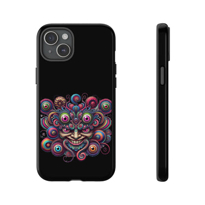 Psychedelic Smiling Eye Cluster Phone Case