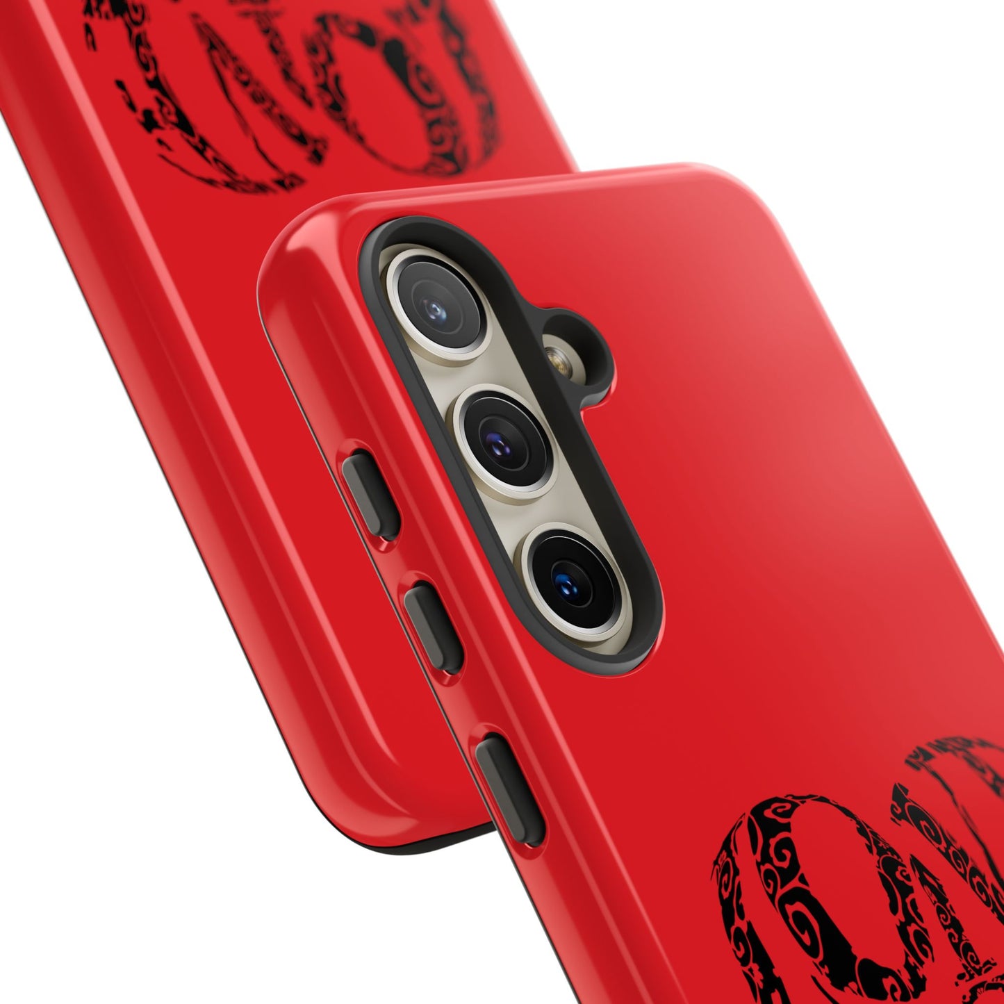 Red 'Love Justice' Heart Phone Case — Protective iPhone Cover, Valentine’s Gift
