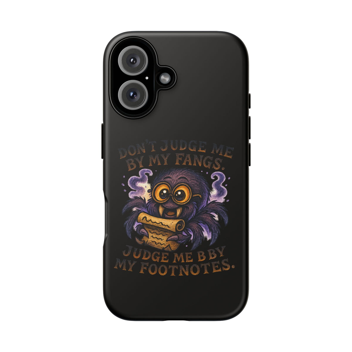 Phone Case — Fiery One-Eyed Demon with "I See Your Soul... And It's Disappointing"