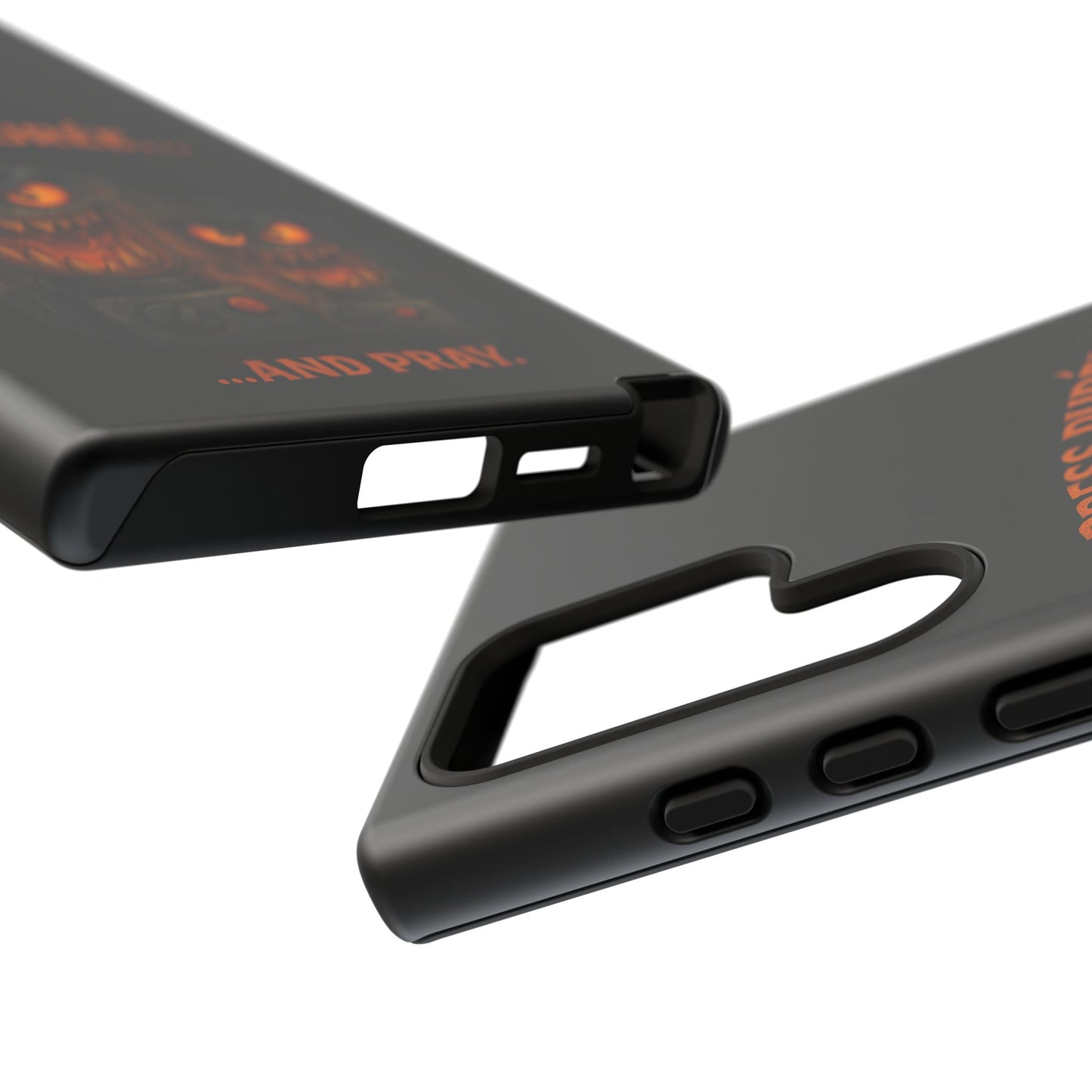 Phone Case - 'Press Purée...and Pray' Halloween Horror Protective Cover