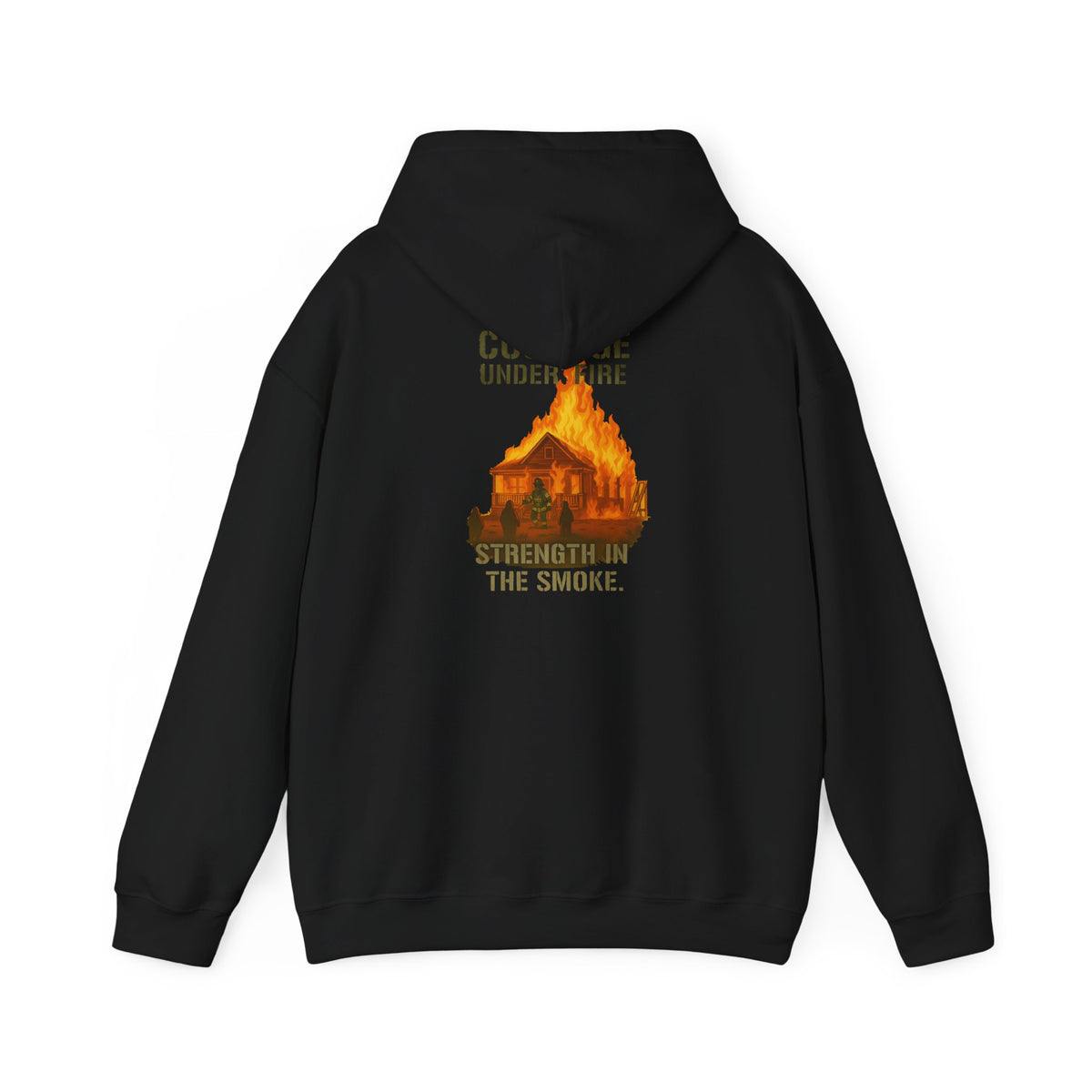 Courage Under Fire Firefighter Hoodie