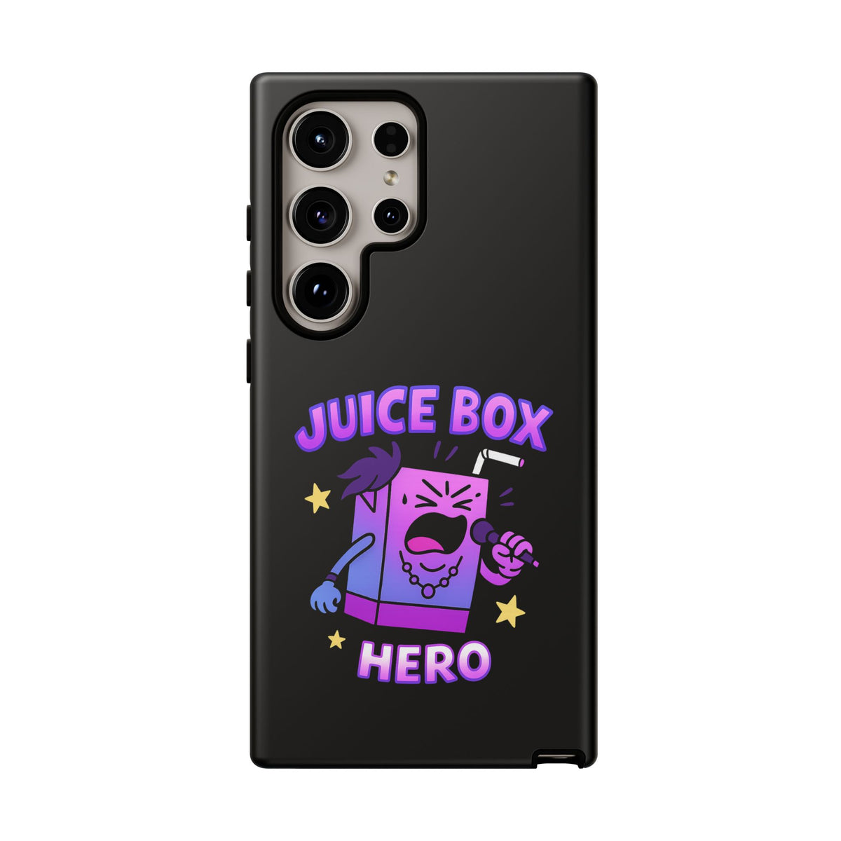 Phone Case — 'Juice Box Hero' Cute Cartoon Protective Cover