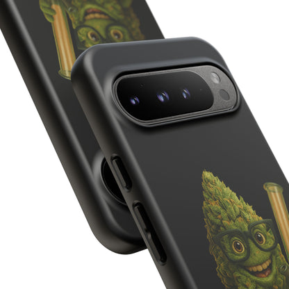 Phone Case — "Educated. Medicated. Elevated." Cute Bud Scientist Design