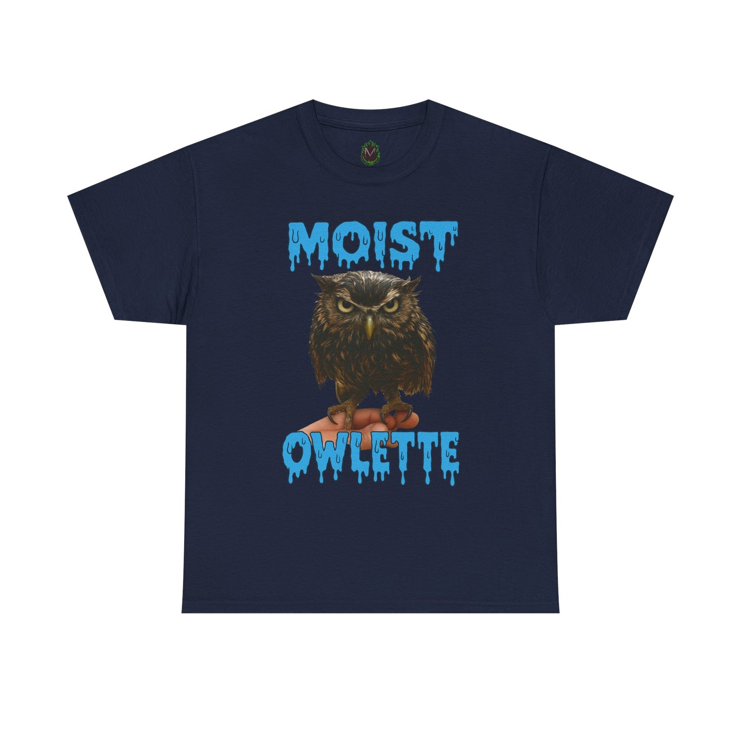 Moist Owlette T-Shirt | Cute Grumpy Owl Graphic