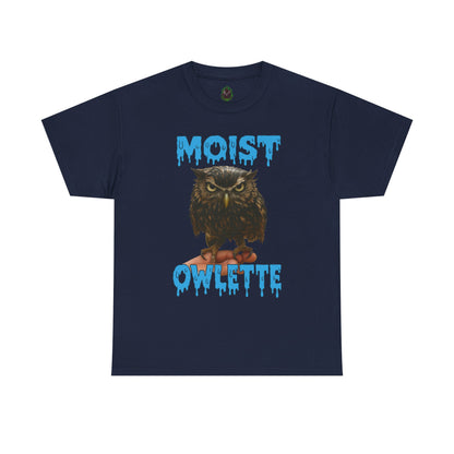 Moist Owlette T-Shirt | Cute Grumpy Owl Graphic