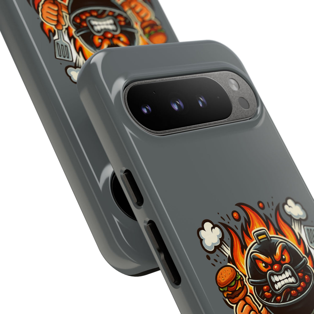 Grilling Phone Case — "Charcoal Is the Last Bastion of Liberty" BBQ Design