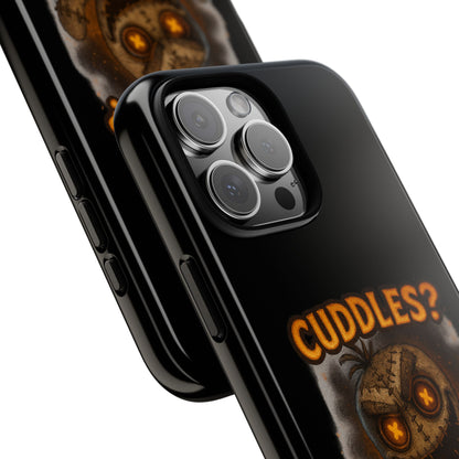 Phone Case — 'Cuddles? Curses.' Voodoo Doll Gothic Protective Case