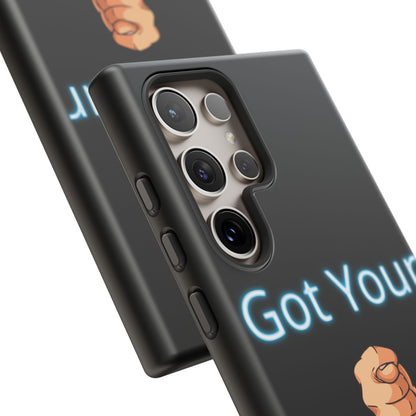 Got Your Nose Phone Case — Funny Neon Fist Design