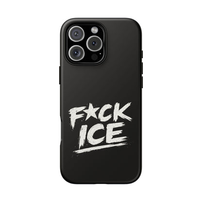 Phone Case — “F*ck Ice” Bold Protest Graphic Protective Case