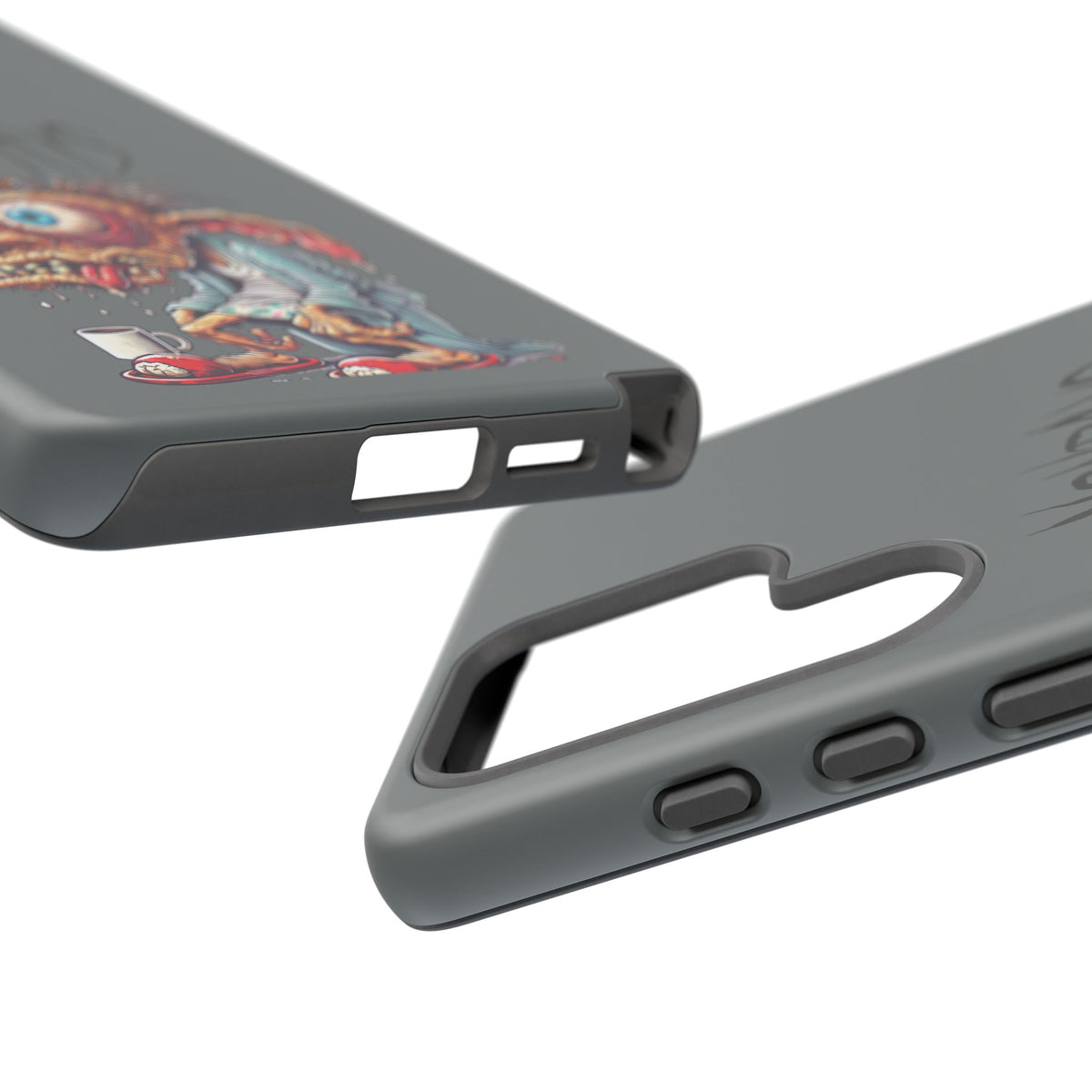 Mondays Zombie Character Phone Case – Funny Groggy Coffee Phone Cover